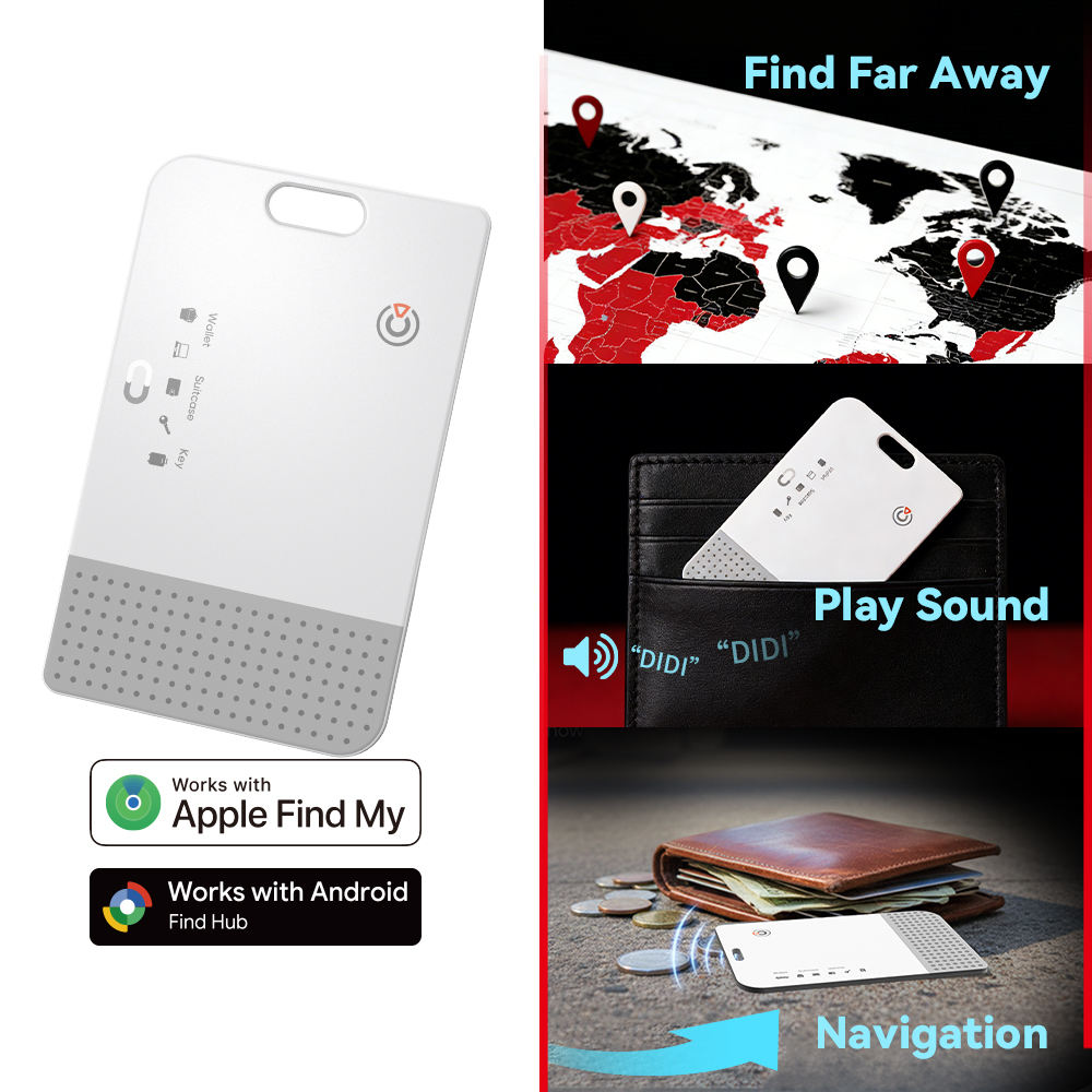 Wallet Finder Pro Slim (Wireless Charging Enabled) – Dual Device